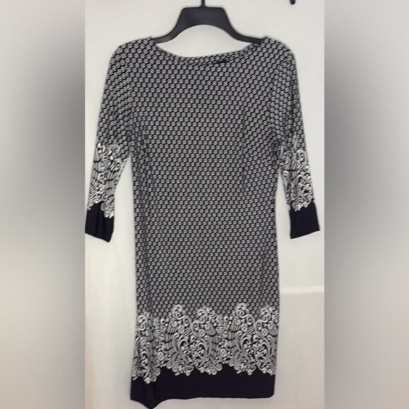 Atmosphere black and white printed dress - Picture 1 of 6